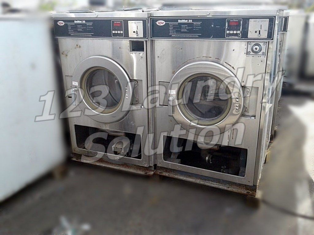 For Sale Unimac Front Load Washer Timer Model 35LB 1PH UC35PC2 Stainless Steel AS-IS