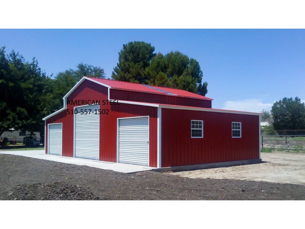 American Steel Metal Building Shops Garages Barns RV Boat & Car Covers