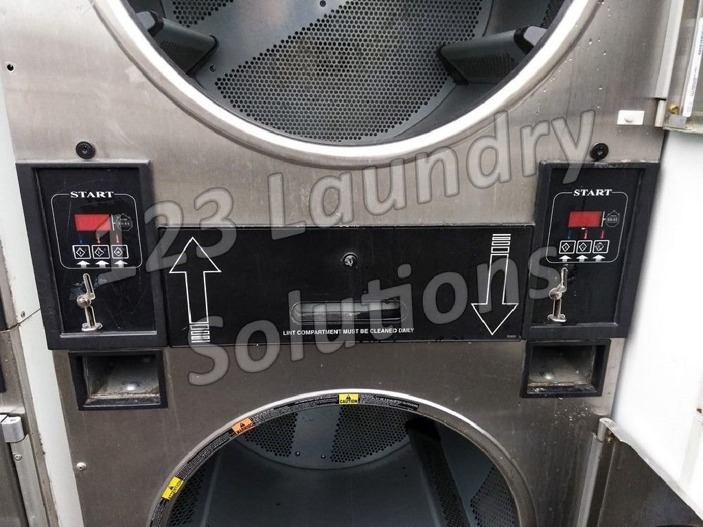 For Sale Cissell Stainless Steel Double Stack Dryer CTT30N3VB2​G1N01 Used