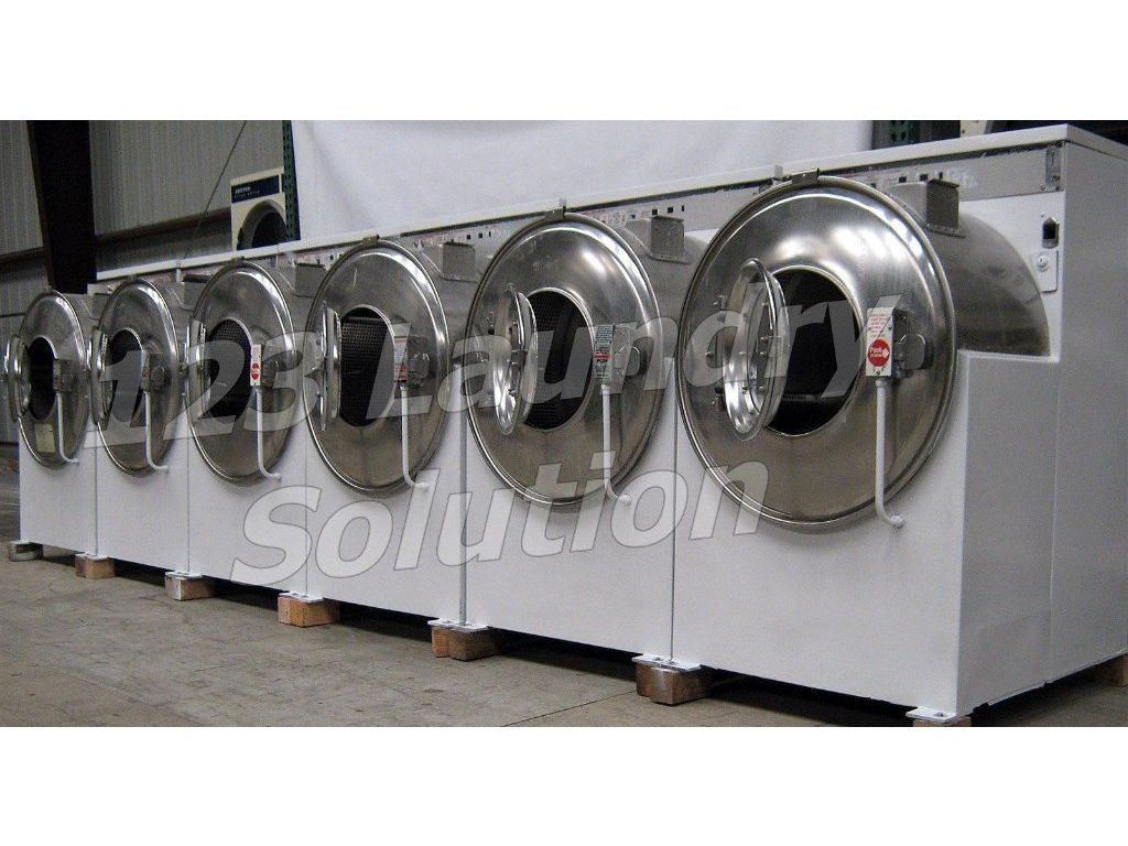 For Sale Milnor Front Load Washer 35LB 3PH 220V White Finish Used