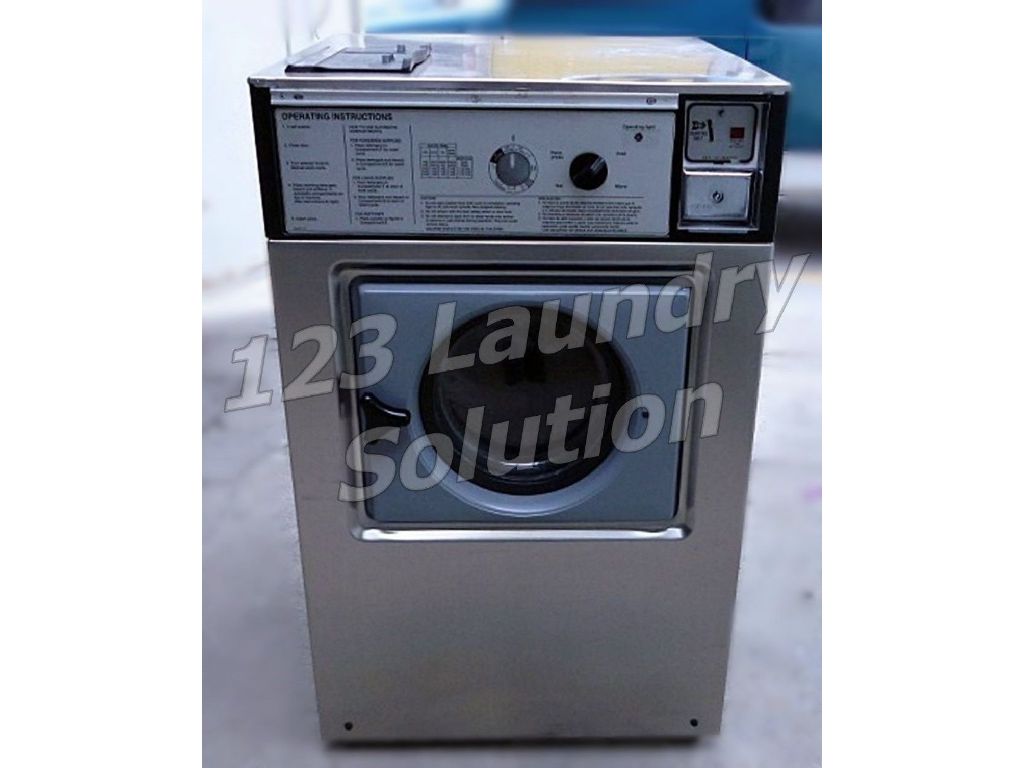 Coin Operated Wascomat Front Load Washer Double Load W105 Stainless Steel Used