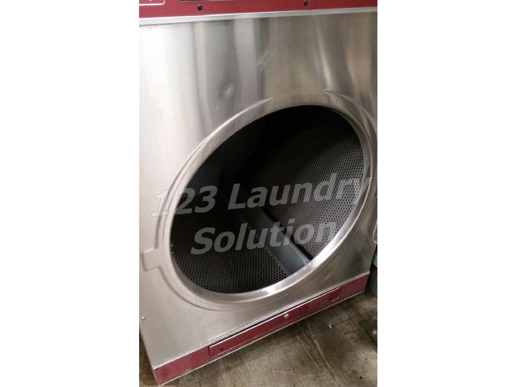 Coin Operated Continenta​l Commercial Stack Dryer 30LB 120V DJ2X3AA Stainless Steel Used