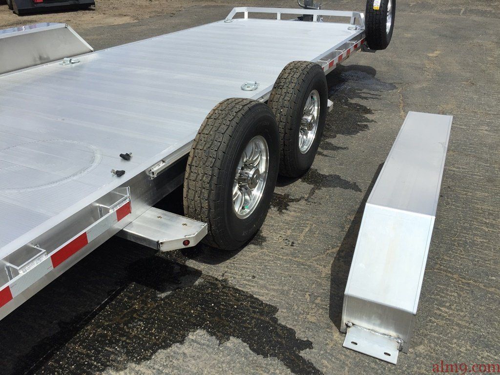 Aluminum Equipment Trailer Heavy Duty Utility Trailer Gvwr 14000 Lbs Aluma Tr 8220 14k Claz 0896