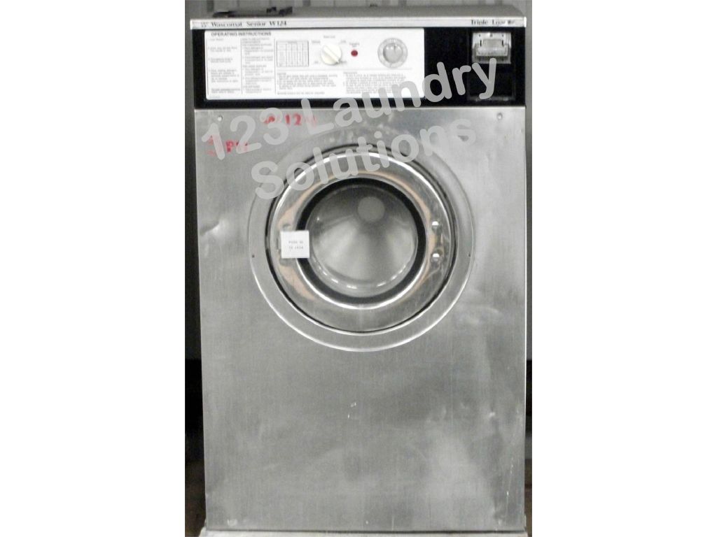 Coin Operated Wascomat Front Load Washer 208-240v Stainless Steel W124