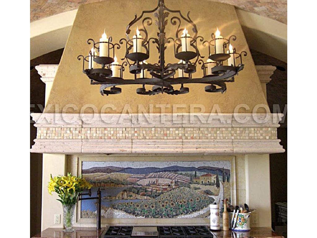 Cantera Fireplaces and Vent Hoods