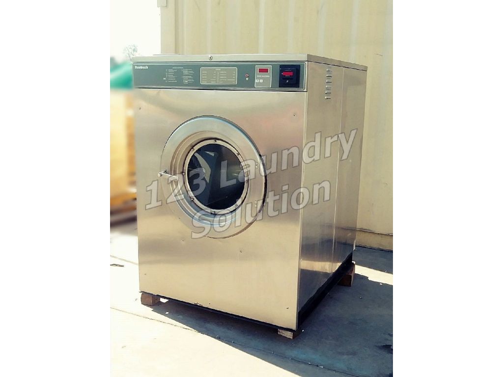 Coin Operated Huebsch Front Load 80 lbs Washer 200-240v Stainless Steel HC80VXVQU6​0001 Used