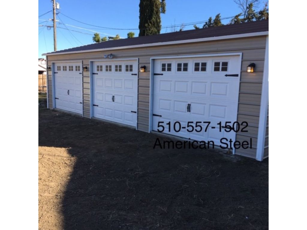 American Steel Metal RV Car Ports Garages Work Shops