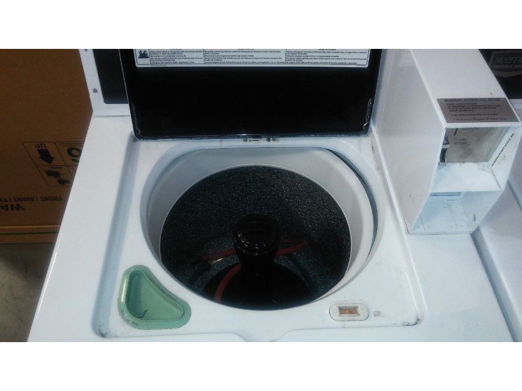 For Sale Maytag Commercial Coin Operated Top Load Washer MVW18PD White slightly Used