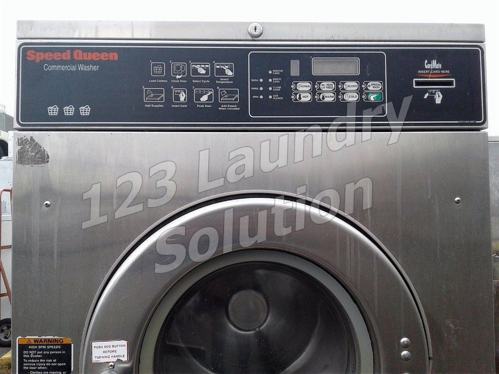 For Sale Speed Queen Commercial Front Load Washer Card Reader 27LB 1PH SC27NR2YN40001