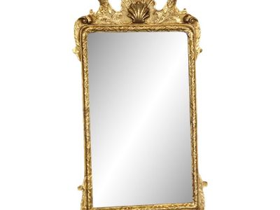 Late 20th Century Friedman Brothers Double Eagle Colonial Williamsburg Gold Gilt Mirror Cw Lg 6