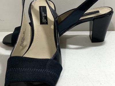 New! Size: 8M Willi Smith Peep Toe - Sling Back Block Heels - Leather upper