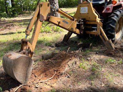 FS Woods 3 point hitch back hoe attachment
