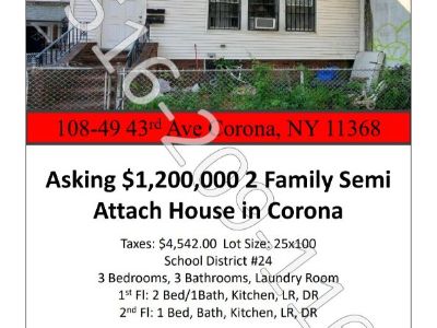 2 Family House for sale in Corona