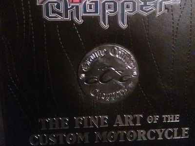 American chopper 2005 leather coffee table book