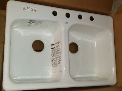 Kohler cast iron/enamel kitchen  sink