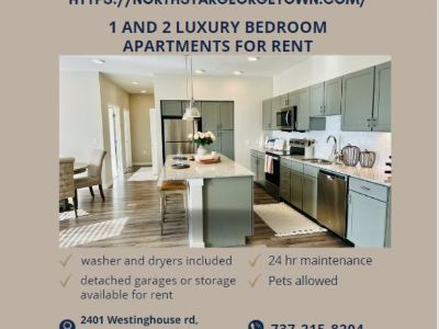 Luxury 1 and 2 bedroom Apartments with awesome Amenities! Ready now!