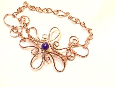 Copper Wire Wrap Bracelet