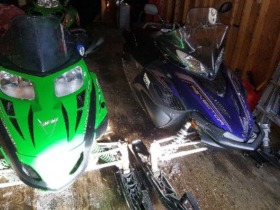Snowmobiles & trailer package