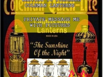 Wanting to purchase Coleman Lanterns