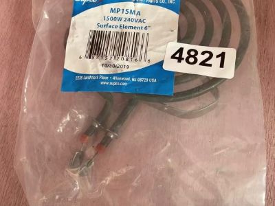 Electric Range Burner Element 6"    Part#MP15MA