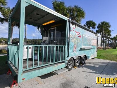 2018 34' Kitchen Food Concession Trailer with Porch & Pro-Fire Suppression