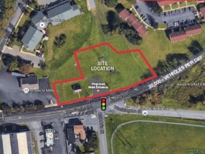 LOCATION..BUSY INTERSECTION..Bethlehem PA....1,67 Acres....Commercial Land For Sale