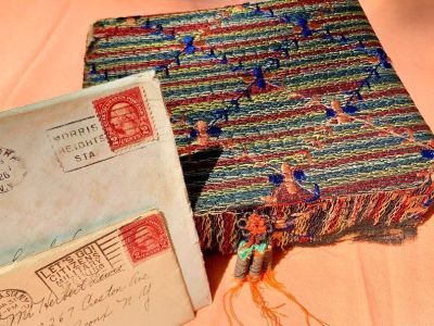 100 Yr + Very Rare A.A. Vantine's Handwoven Keepsake Box