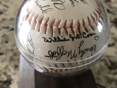 San Francisco Giants Team Autographs 1979 /80