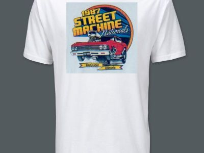 1987 STREET MACHINE NATIONALS DUQUION IL T SHIRT T-SHIRT NEW