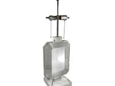 Les Prismatiques Acrylic Chrome Table Lamp France