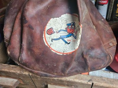 1963  Mr. Zip leather mailbag
