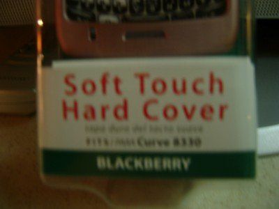 Blackberry Curve 8330 - Soft Outer Case