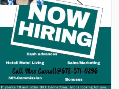 Door to Door Sales Representative