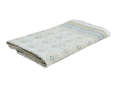 Stone Mosaic Indian Block Print Blanket