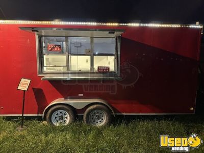 2021 8' x 16' Kitchen Food Concession Trailer with Pro-Fire System
