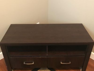Brown 2 Drawer TV Stand