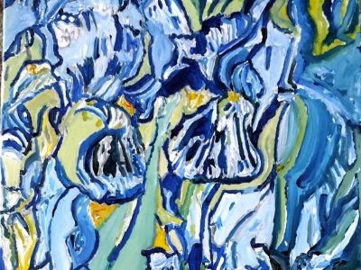 Original Monet GG – 16” x 20” Canvas Painting