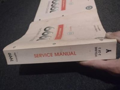 99 corvette gm service manuals all 3 volumes