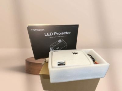 DB Power PJ0703 1080P Full HD Mini Projector - White