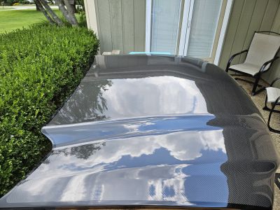 **Kaminari carbon fiber cowl hood**