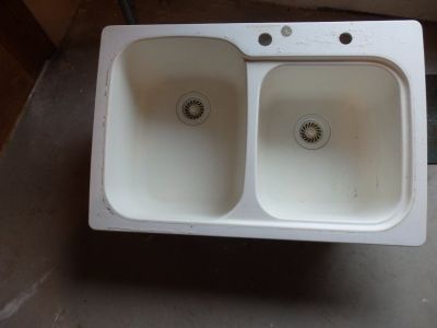 Swanstone double kitchen sink