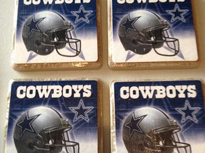 Cowboys Coasters set of 4