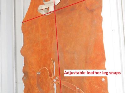 New Welder Leather Split Leg Apron