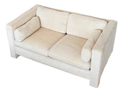 1970s Milo Baughman Loveseat Sofa for Thayer Coggin – Original Upholstery Signed