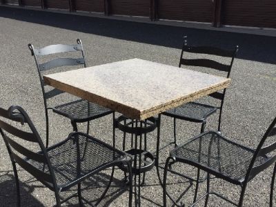 Bistro Table and Chairs
