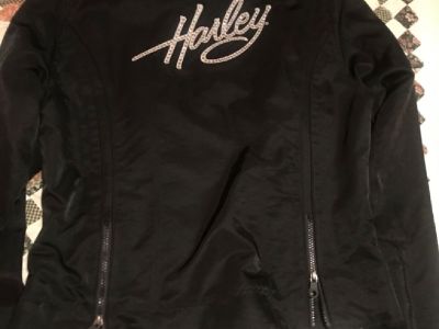 Harley Davidson ladies black jacket