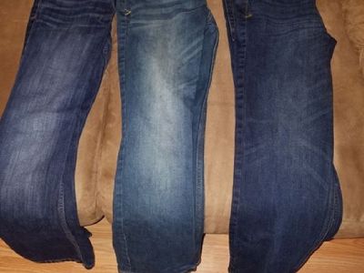 Boys jeans sz 12 boot cut and straight