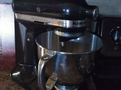 Kitchenaid Mixer, black/silver