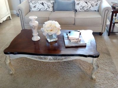 French Country Coffee Table and Entry Table