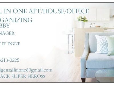 ALL IN ONE APT/HOUSE/OFFICE ORGANIZING SERVICE #1